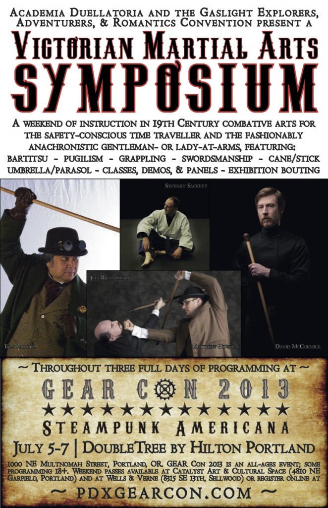 GEAR Con 2013 poster bartitsu